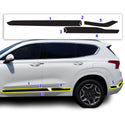 Vinyl Chrome Delete Wheel Rim Front Grille Trim Blackout Decal Stickers Overlay Film Fits Hyundai Santa Fe 2021-2023