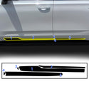 Vinyl Chrome Delete Side Window Blackout Decal Stickers Overlay Film Fits Cadillac Escalade 2021-2024