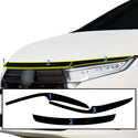 Vinyl Chrome Delete Front Grille Side Window Trim Blackout Decal Stickers Overlay Film Fits Honda Odyssey