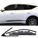 Genesis GV80 SUV Blackout Chrome Delete Kit – Precut Gloss Black Vinyl Overlays Film