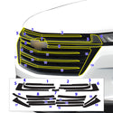 Vinyl Chrome Delete Grille Side Window Blackout Decal Stickers Overlay Film Fits Chevrolet Traverse 2022-2023