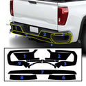 Vinyl Chrome Delete Blackout Decal Stickers Overlay Film Fits GMC Sierra 1500 2022-2024