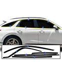 Vinyl Chrome Delete Side Window Trim Blackout Decal Stickers Overlay Film Fits Genesis GV70 2022-2024