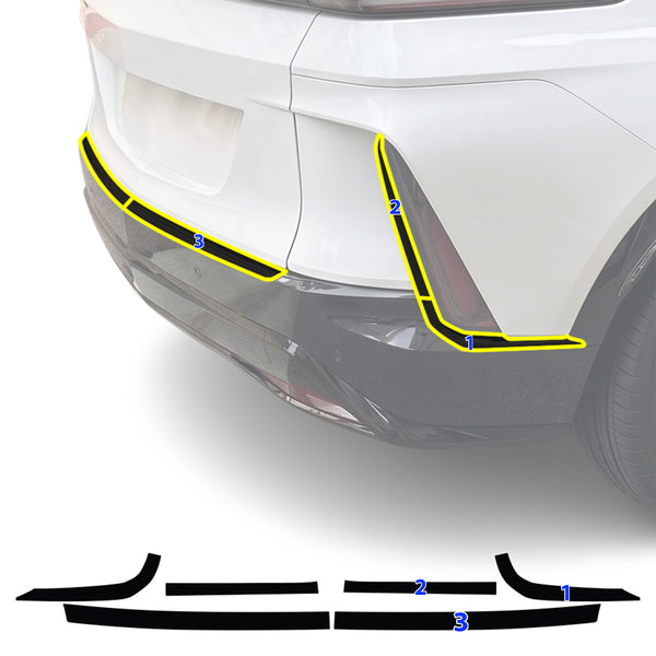 Cadillac Lyriq 2023-2026 Blackout Chrome Delete Kit - Precut Gloss Black Vinyl Overlays