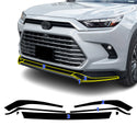 Vinyl Chrome Delete Grille Side Window Blackout Decal Stickers Overlay Film Fits Toyota Grand Highlander 2024 2025