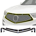 Acura RDX 2019-2026 Blackout Chrome Delete Kit - Precut Gloss Black Vinyl Overlays