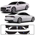 Audi S7 A7 Sportback 2019–2026 Dark Smoke Headlight & Taillight Tint Kit – Precut Vinyl Lens Overlays