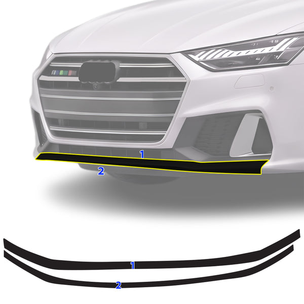 Audi A7 & S7 Sportback 2019-2026 Blackout Chrome Delete Kit - Precut Gloss Black Vinyl Overlays