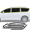 Chrysler Pacifica 2017-2026 Blackout Chrome Delete Kit – Precut Gloss Black Vinyl Overlays