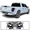 Ford F-150 2024-2026 Dark Smoke Headlight & Taillight Tint Kit – Precut Vinyl Lens Overlays Film