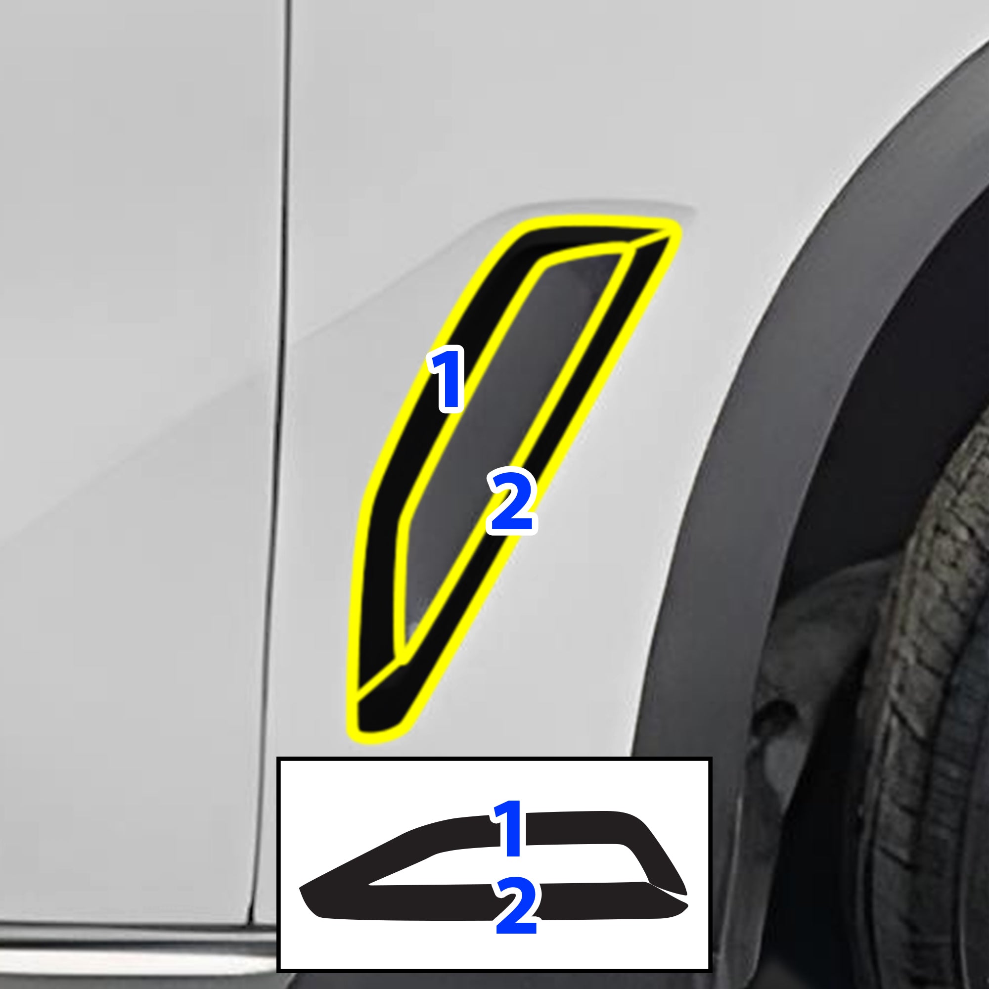 Vinyl Chrome Delete Blackout Decal Stickers Overlay Film Fits BMW X5 2019 - 2025 - Bogar Tech Designs