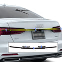 Vinyl Chrome Delete Blackout Decal Stickers Overlay Film Fits Audi A6 2019-2024