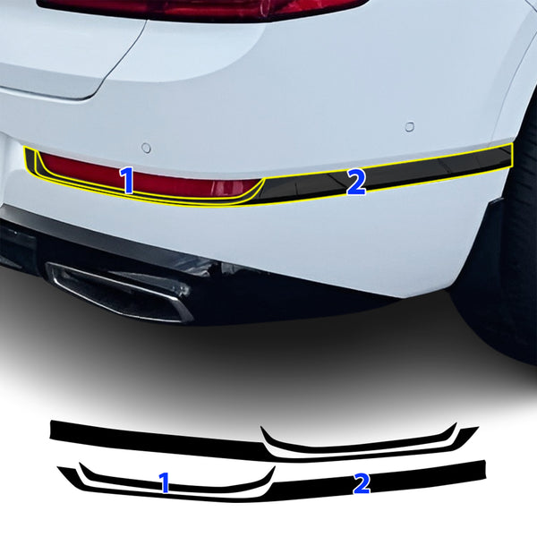 Genesis GV80 SUV Blackout Chrome Delete Kit – Precut Gloss Black Vinyl Overlays Film