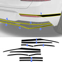 Genesis GV80 2025-2026 Vinyl Chrome Delete Blackout Decal Stickers Overlay Film