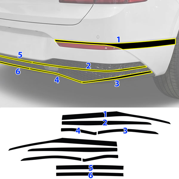Genesis GV80 2025-2026 Vinyl Chrome Delete Blackout Decal Stickers Overlay Film