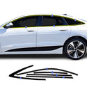 Audi A6 S6 e-tron 2025-2027 Blackout Chrome Delete Kit – Precut Gloss Black Vinyl Overlays Film