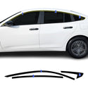 Nissan Sentra 2026+ Blackout Chrome Delete Kit – Precut Gloss Black Vinyl Overlays Film