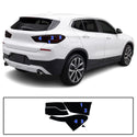 Fits BMW X2 2018-2023 Full Headlight Taillight Precut Smoked PPF Tint Kit Film Overlay