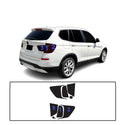 Fits BMW X3 2015-2017 Full Headlight Taillight Precut Smoked PPF Tint Kit Film Overlay