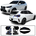 BMW X3 2025-2026 Dark Smoke Headlight & Taillight Tint Kit – Precut Vinyl Lens Overlays Film