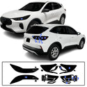 Ford Escape 2023-2026 Dark Smoke Headlight & Taillight Tint Kit – Precut Vinyl Lens Overlays Film