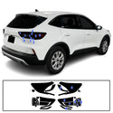 Ford Escape 2023-2026 Dark Smoke Headlight & Taillight Tint Kit – Precut Vinyl Lens Overlays Film