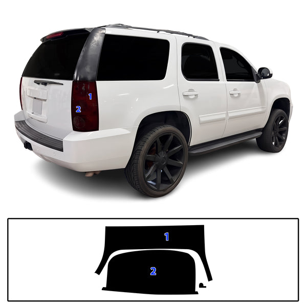 Fits GMC Yukon 2007-2014 Full Headlight Taillight Precut Smoked PPF Tint Kit Film Overlay