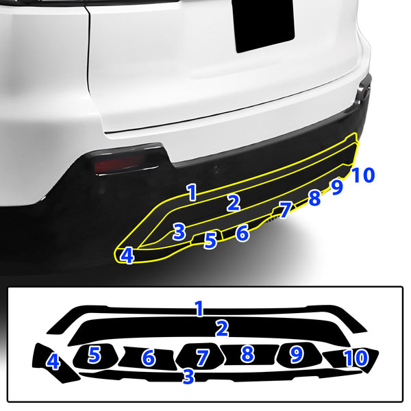 Fits Honda Prologue 2024+ Vinyl Chrome Delete Grille Blackout Decal Stickers Overlay Film