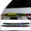 Fits Infiniti QX60 2016-2020 Vinyl Chrome Delete Grille Blackout Decal Stickers Overlay Film