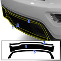 Fits Jeep Grand Cherokee 2014-2021 Vinyl Chrome Delete Grille Blackout Decal Stickers Overlay Film