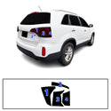 Fits Kia Sorento 2014-2015 Full Headlight Taillight Precut Smoked PPF Tint Kit Film Overlay