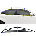 Fits Lexus IS 2017-2020 Vinyl Chrome Delete Grille Blackout Decal Stickers Overlay Film