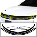 Fits Lucid Air 2022+ Vinyl Chrome Delete Grille Blackout Decal Stickers Overlay Film