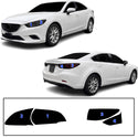 Fits Mazda Mazda6 2014-2017 Full Headlight Taillight Precut Smoked PPF Tint Kit Film Overlay