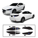 Fits Mazda Mazda6 2018-2021 Full Headlight Taillight Precut Smoked PPF Tint Kit Film Overlay