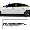 Fits Mercedes-Benz EQE Sedan 2023-2026 Vinyl Chrome Delete Grille Blackout Decal Stickers Overlay Film