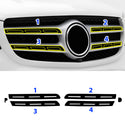 Fits Mercedes-Benz GLS 2017-2019 Vinyl Chrome Delete Grille Blackout Decal Stickers Overlay Film