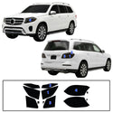 Mercedes-Benz GLS 2017-2019 Dark Smoke Headlight & Taillight Tint Kit – Precut Vinyl Lens Overlays Film