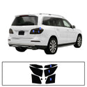 Mercedes-Benz GLS 2017-2019 Dark Smoke Headlight & Taillight Tint Kit – Precut Vinyl Lens Overlays Film