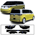 Volkswagen ID. Buzz 2025 Dark Smoke Headlight & Taillight Tint Kit – Precut Vinyl Lens Overlays Film