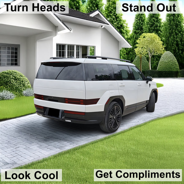 Fits Hyundai Santa Fe 2024-2026 Full Headlight Taillight Precut Smoked PPF Tint Kit Film Overlay