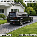 Mercedes-Benz GLS 2017-2019 Dark Smoke Headlight & Taillight Tint Kit – Precut Vinyl Lens Overlays Film