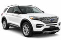Ford Explorer 2020-2024 Window Trim Blackout Chrome Delete Kit – Precut Gloss Black Vinyl Overlays