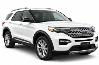 Ford Explorer 2020-2024 Window Trim Blackout Chrome Delete Kit – Precut Gloss Black Vinyl Overlays