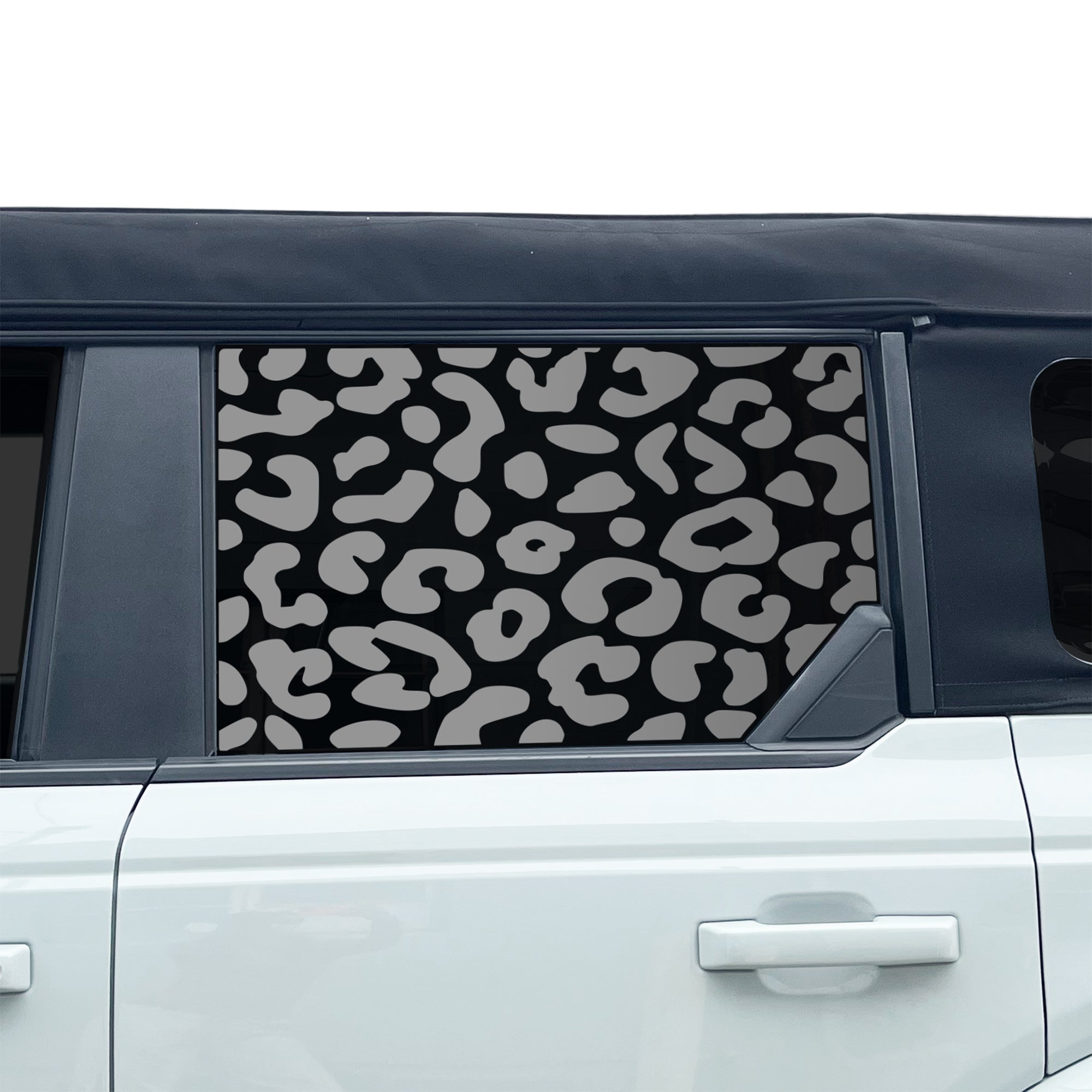 Animal Leopard Cow Paw Heart Window Vinyl Decal Stickers Fits Ford Bronco 4 Door 2021-2026