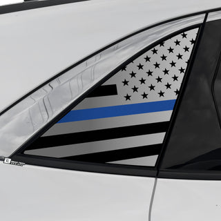 Buy thin-blue-line Quarter Window American Flag Vinyl Decal Stickers Fits Ford Escape 2020-2024