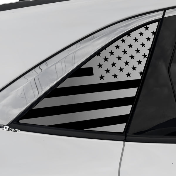 Quarter Window American Flag Vinyl Decal Stickers Fits Ford Escape 2020-2024