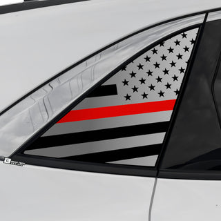 Buy thin-red-line Quarter Window American Flag Vinyl Decal Stickers Fits Ford Escape 2020-2024