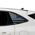 American Flag Quarter Window Decal for Ford Escape 2020-2026 – Precut Matte Black Vinyl