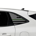 American Flag Quarter Window Decal for Ford Escape 2020-2026 – Precut Matte Black Vinyl